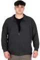 Mens Big Size Cardigan Zipper dog collar with pocket U24442 AntraMelange