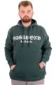 Erkek Büyük Beden Baskılı Sweatshirt Cepli VAGABOND U24546 Nefti