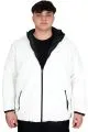 Big Size Mens Coat Hooded U24608 Ecru