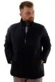 Big Tall Mens Quilted Coat U24609 Black