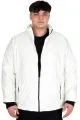 Big Tall Mens Quilted Coat U24613 Ecru