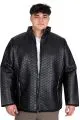 Big Tall Mens Quilted Coat U24614 Navy Blue