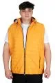 Big Size Mens quilted Vest U24702 Yellow