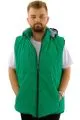 Big Size Mens quilted Vest U24702 Green