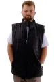 Big Tall Mens quilted Vest U24706 Black
