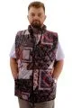 Big Tall Mens quilted Vest U24706 Cinnamon