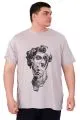 Big Size Mens Tshirt Grey U25004