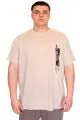 Big Size Mens T-Shirt Crew Neck NOT DEFINETS  U25009 Bej