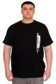 Big Size Mens T-Shirt Crew Neck NOT DEFINETS  U25009 Black