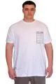 Büyük Beden Erkek T-Shirt Bisiklet Yaka FAULTLESS U25011 Beyaz