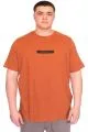 Big Size Mens T-Shirt Crew Neck FACTS  U25012 Cinnamon