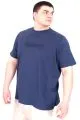 Big Size Mens Tshirt Crew Neck Craft U25016 Indigo