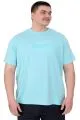Büyük Beden Erkek T-Shirt Bisiklet Yaka Craft U25016 Turkuaz