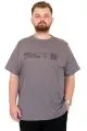 Plus Size Men's Crew Neck T-Shirt NYC New York U25019 Smoke