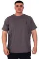 Büyük Beden Erkek T-Shirt Bisiklet Yaka Chneyrmd U25020 Füme