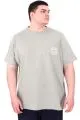 Büyük Beden Erkek T-Shirt Bisiklet Yaka GREAT U25024 Çağla