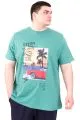 Big Size Mens Tshirt Almond U25026
