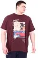 Big Size Mens Tshirt Plum U25026