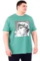 Big Size Mens Tshirt Almond U25027
