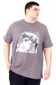 Big Size Mens Tshirt Smoked U25027