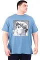 Big Size Mens Tshirt Blue U25027