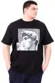 Big Size Mens Tshirt Black U25027