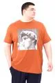 Big Size Mens Tshirt Cinnamon U25027