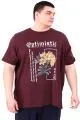 Big Size Mens Tshirt Plum U25028