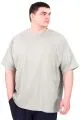 Büyük Beden Erkek T-Shirt Bisiklet Yaka BORN TOLYFT U25029 Çağla
