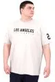Big Size Mens Tshirt Grey U25031