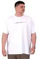 Big Size Mens Tshirt White U25033