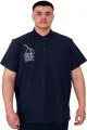 Büyük Beden Erkek T-Shirt Polo Sail U25301 Indigo