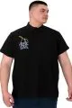 Büyük Beden Erkek T-Shirt Polo Sail U25301 Siyah