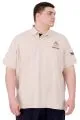 Big Size Mens Tshirt Beige U25305