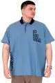 Big Size Mens Tshirt Blue U25309