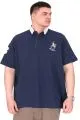 Big Size Mens Tshirt Indigo U25311