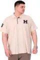 Big Size Mens Tshirt Beige U25312