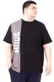 Big Size Mens Tshirt Black U25501