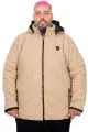 Plus Size Mens Coat u25701 MILKY BROWN