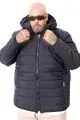 Plus Size Mens Winter Coat u25702 LIGHT NAVY