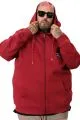 Plus Size Mens Sweatshirt u25808 CLARET