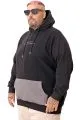 Battal Erkek Sweatshirt Echoes Parçalı U25813