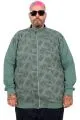 Plus Size Mens Cardigan u25820 ALMOND GREEN