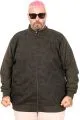 Plus Size Mens Cardigan u25820 KHAKI