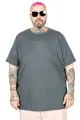 Büyük Beden Erkek T-Shirt Basic 20031 Antramelanj [product_color]