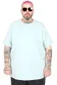 Büyük Beden Unisex Bisiklet Basic Tshirt 20031 mint yeşili