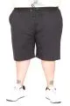 Big Size Mens Capri Yandan Cep MULINE 20501 Black