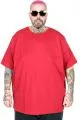 Büyük Beden Kalın Basic T-Shirt 25162 Bordo