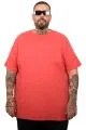 Big Size Mens T-Shirt Basic 20031 Mercan