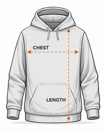 How to measure a sweatshirt